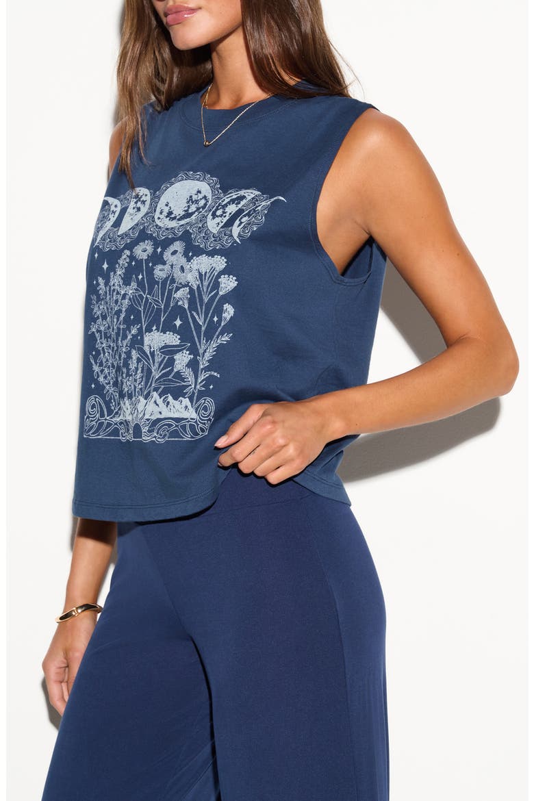 Rewilding Vibe Graphic Tank, Alternate, color, INDIGO