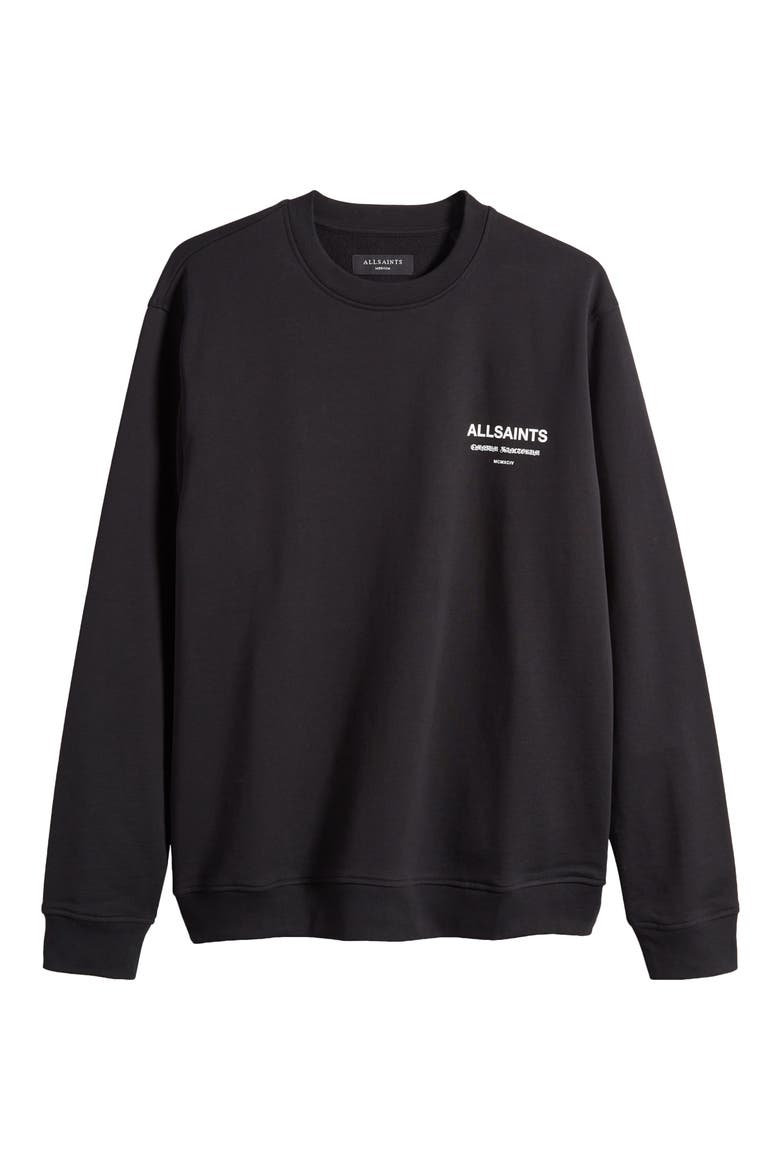Sanctum Cotton Graphic Sweatshirt, Main, color, JET BLACK