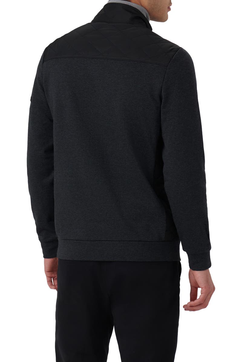 Bugatchi Quarter Zip Pullover, Alternate, color, 