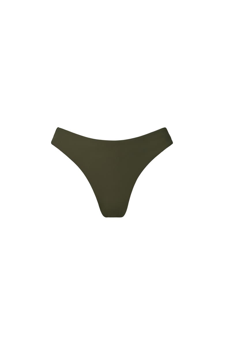 Malina Leana Low Rise Bikini Bottoms, Alternate, color, Dusty Olive