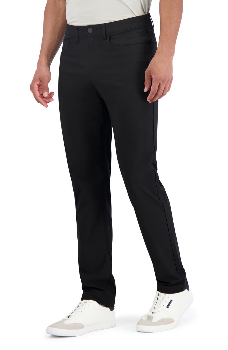 Ben Sherman Solid 4-Way-Stretch Tech Golf Pants, Main, color, Black