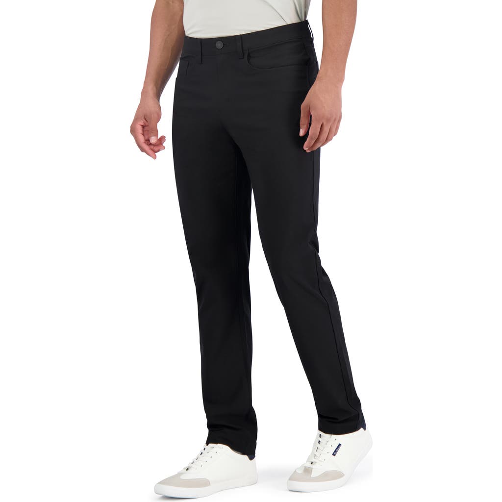 Ben Sherman Solid 4-way-stretch Tech Golf Pants In Black