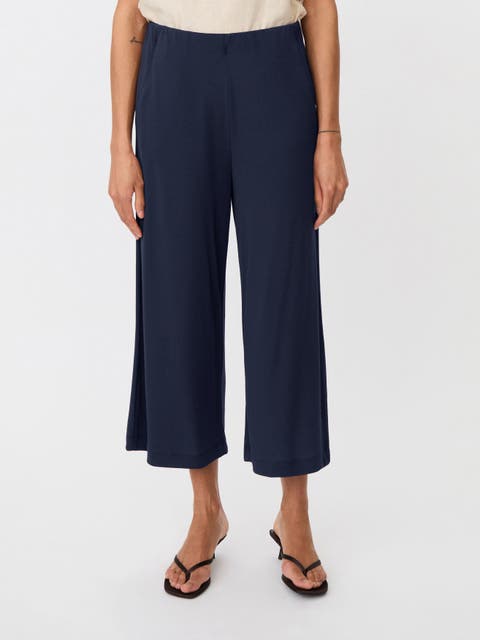 Mapryvora Wide Leg Cropped Trouser