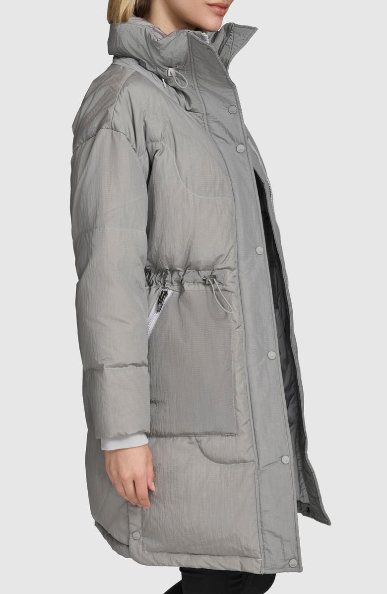 Andrew Marc Arleigh Crinkle Texture Hooded Down Puffer Coat, Alternate, color, 