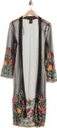 Forgotten Grace Embroidered Mesh Duster
