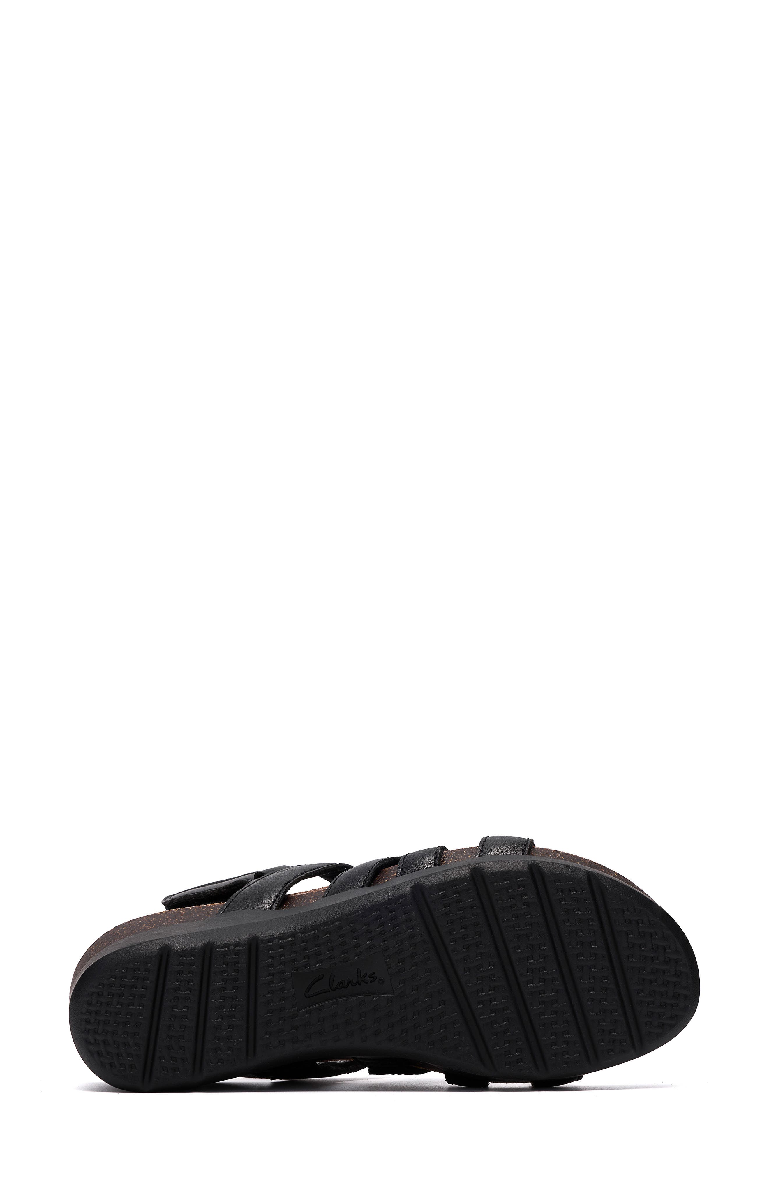 Clarks<sup>®</sup> Calenne Gracie Wedge Sandal, Alternate, color, Black Combi