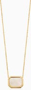 Oradina 14K Yellow Gold Horizons Pendant Necklace
