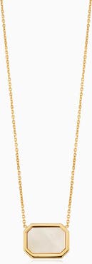 Oradina 14K Yellow Gold Horizons Pendant Necklace