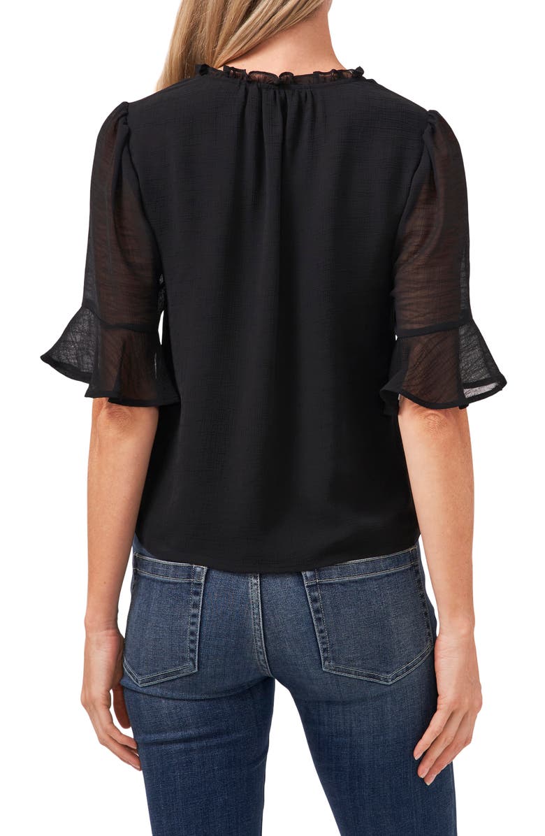 CeCe Trumpet Sleeve Top, Alternate, color,