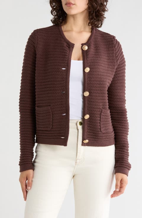 Buttoned Cardigan Sweater