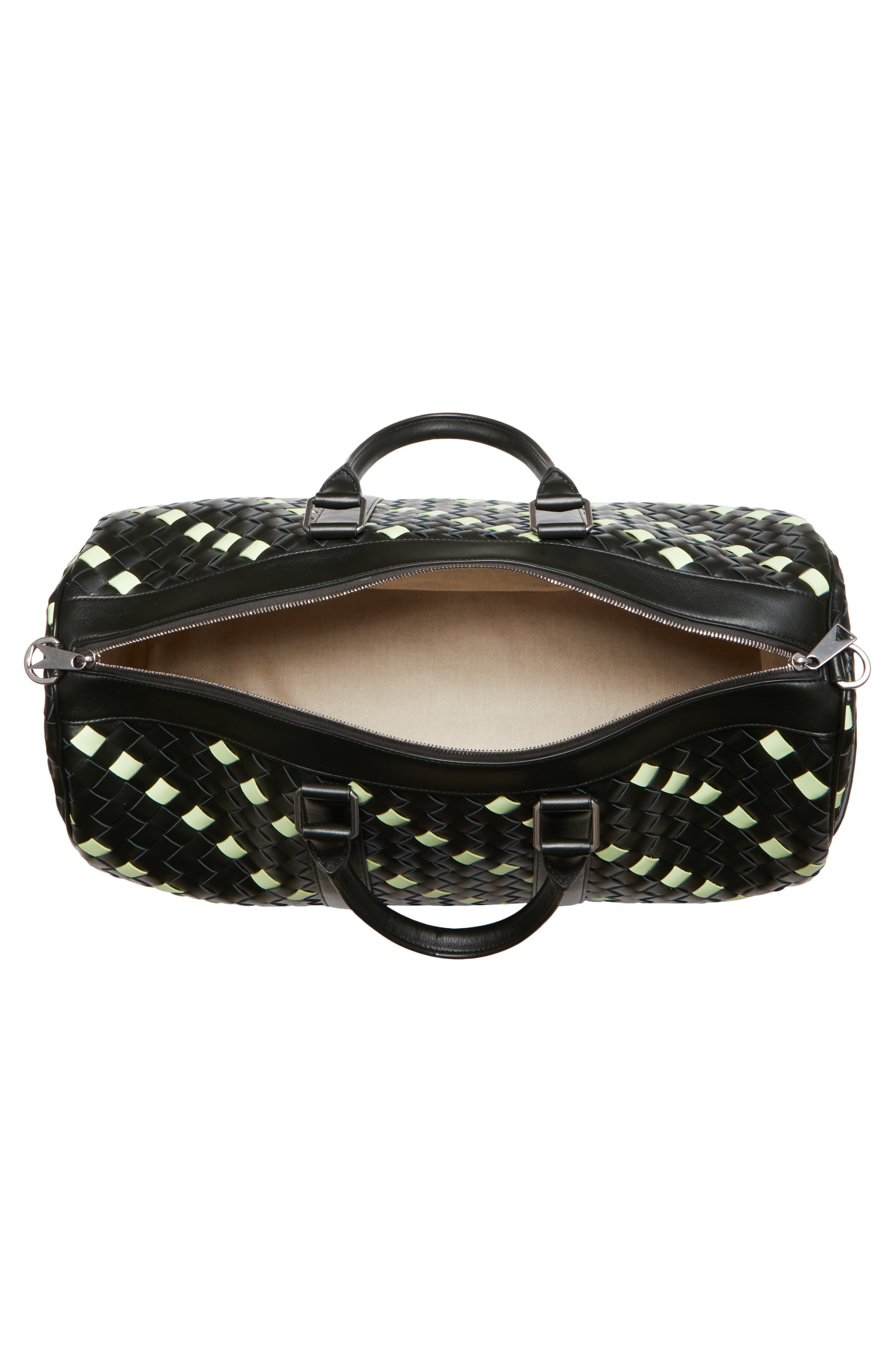 Bottega Veneta Medium Intrecciato Leather Duffle Bag, Alternate, color, 