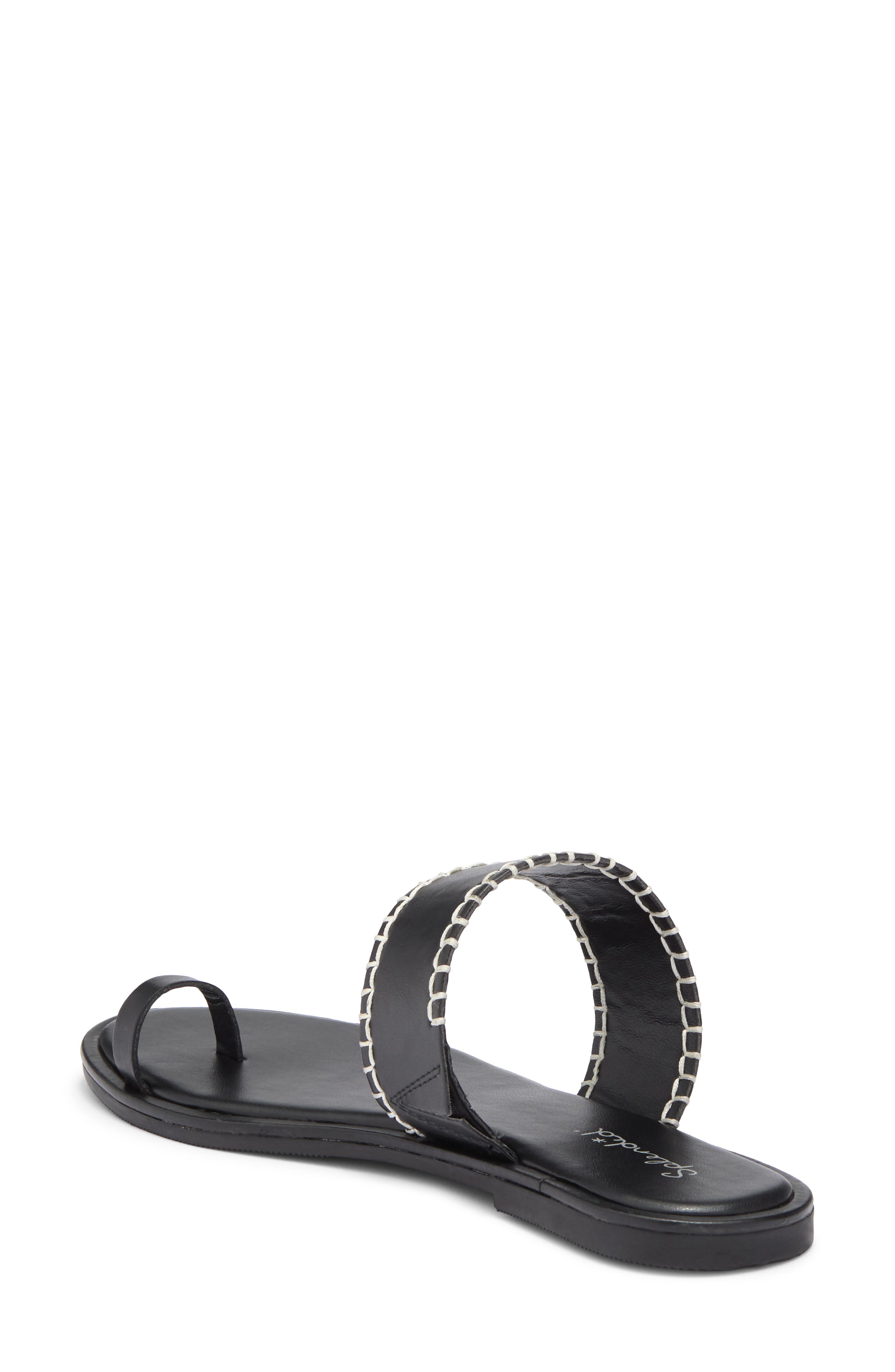 Splendid Yuna Toe Loop Sandal, Alternate, color, Black