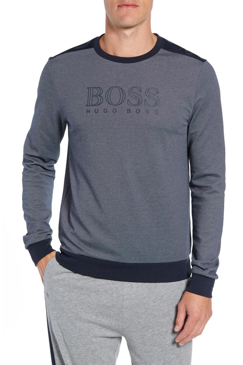 Tracksuit Sweatshirt, Main, color, NAVY