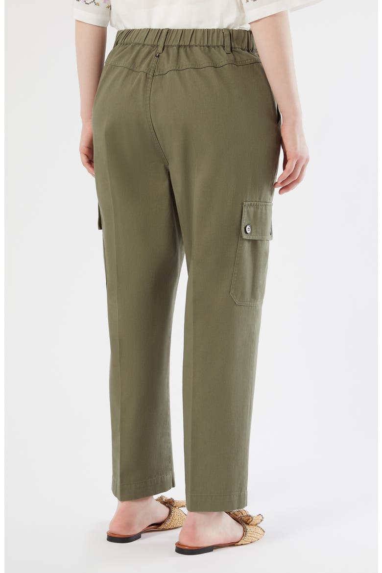 Visiera Cotton Cargo Pants, Alternate, color, OLIVE GREEN