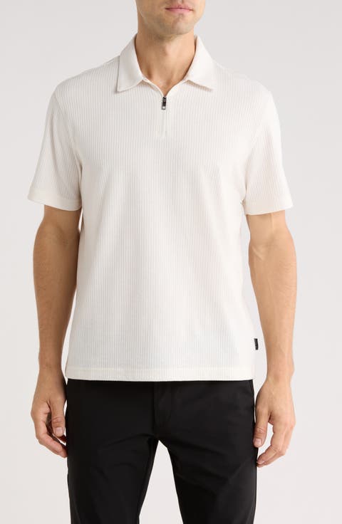 Quarter Zip Knit Polo