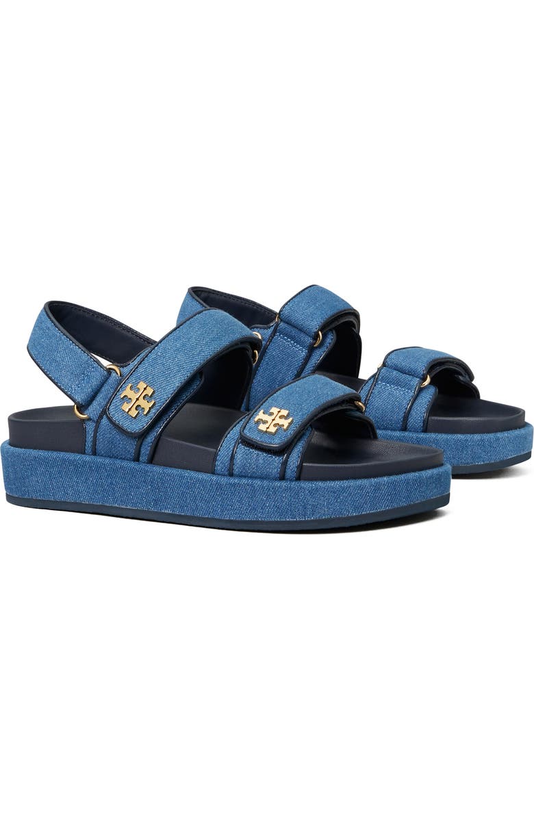 Tory Burch Kira Platform Sport Sandal, Main, color, Dark Denim / New Navy