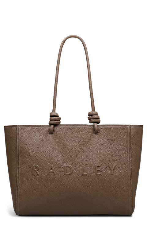 Ridgeway Gardens Large Leather Tote Bag
