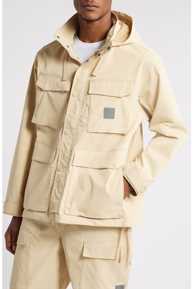 Balto Water Repellent Cargo Jacket, Alternate, color, CORNSILK