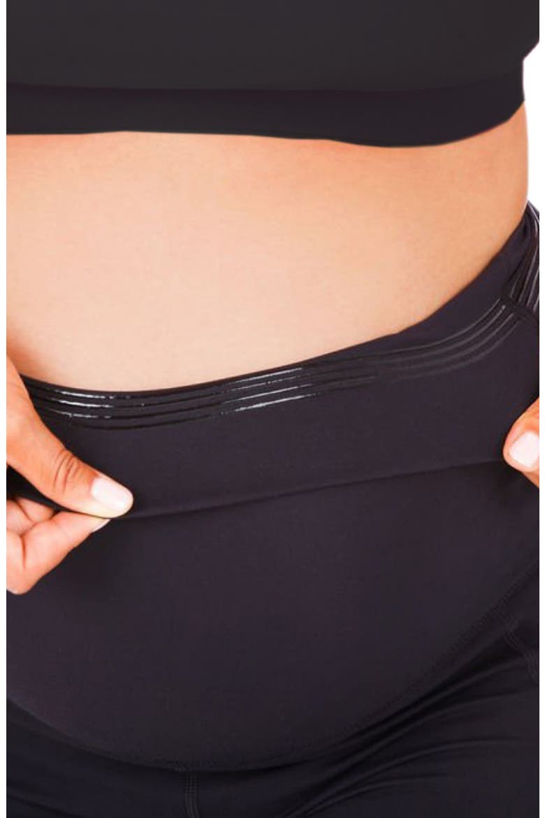 Premium Luxe Maternity Leggings, Alternate, color, BLACK