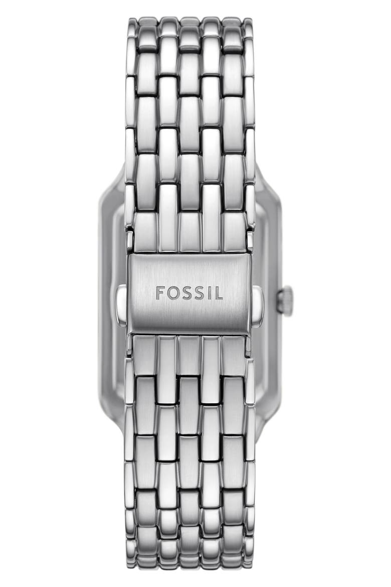 Raquel Bracelet Watch, 28mm x 45mm, Alternate, color, SILVER
