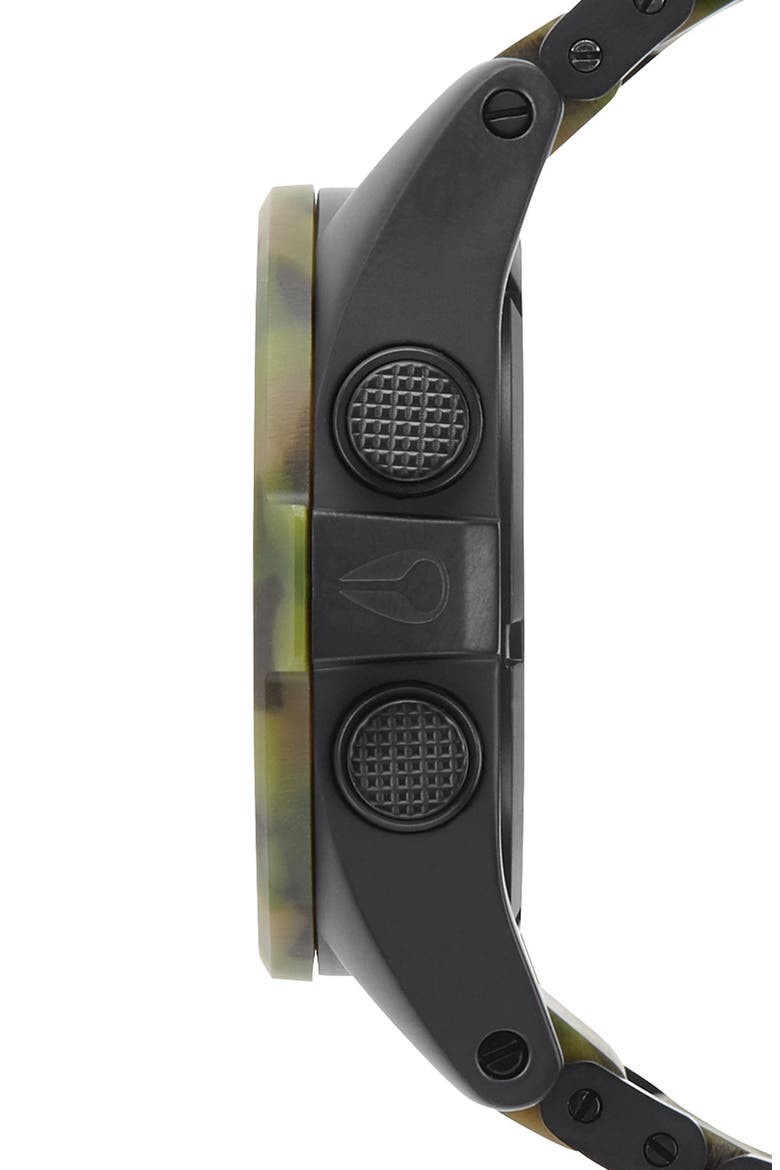 'The Unit' Bracelet Watch, 50mm, Alternate, color, MATTE BLACK/ CAMO