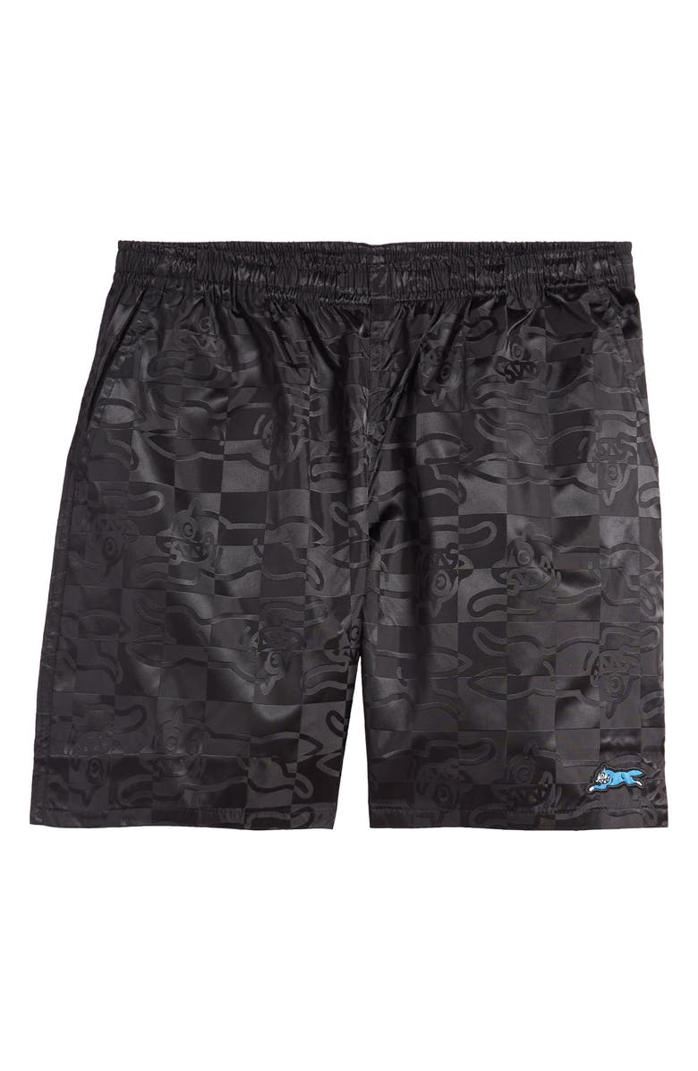 ICECREAM Running Check Nylon Drawstring Shorts, Alternate, color,