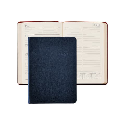 2027 Leather Weekly Notebook