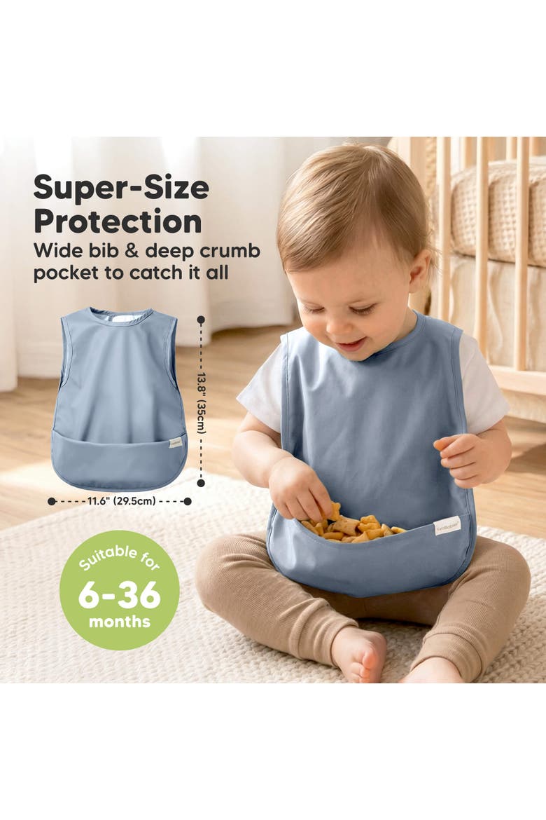 Fae Waterproof Bibs, Alternate, color, Mod, Slate