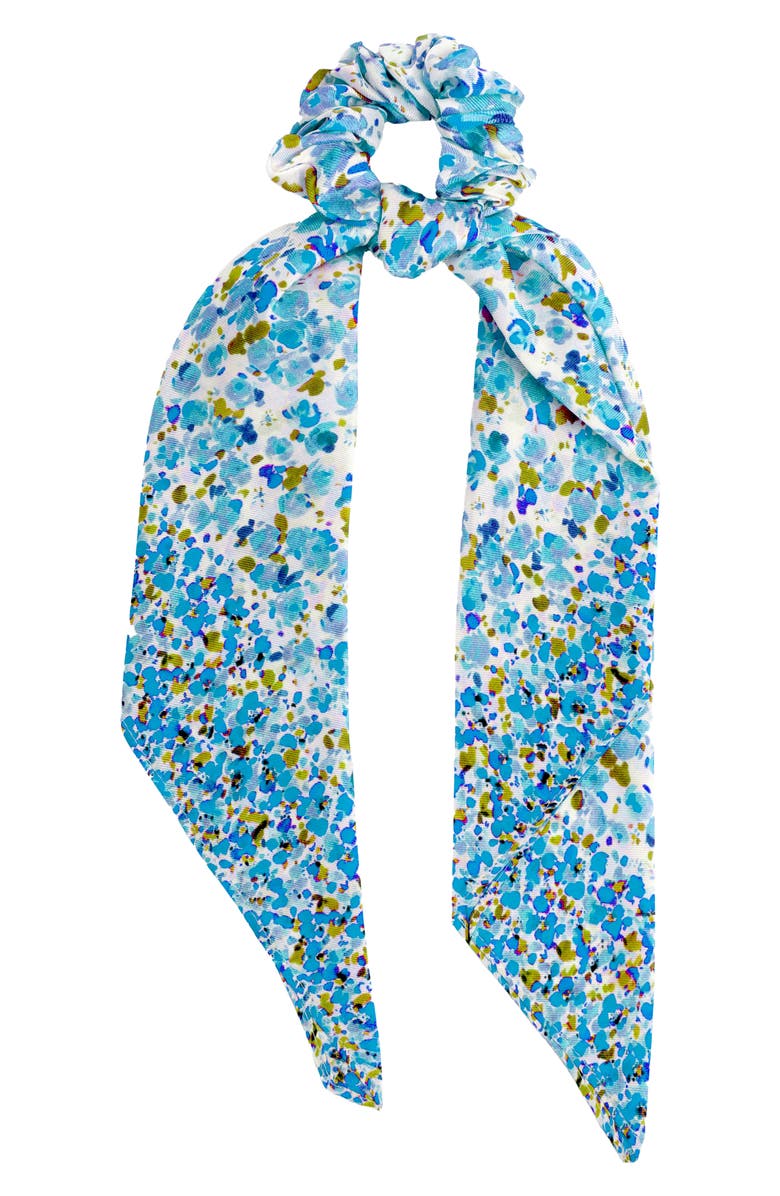 Frances Valentine Pocket Full of Posies Silk Scrunchie & Removable Scarf Set, Main, color, 