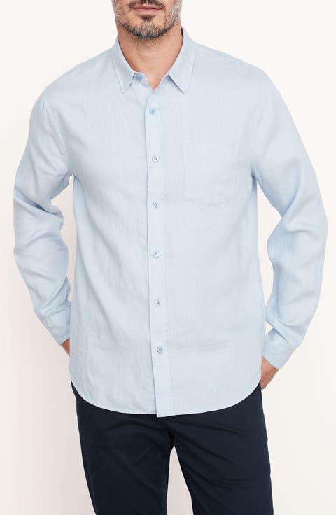 Linen Button-Up Shirt