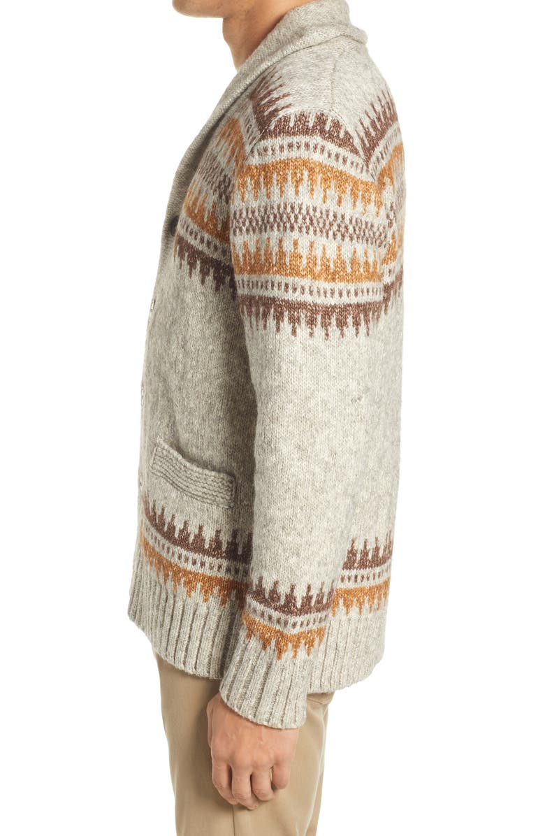 Schott NYC Shawl Collar Cardigan, Alternate, color,