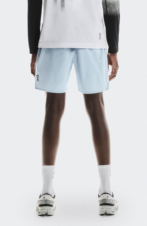On Focus Stretch Running Shorts In Blue
