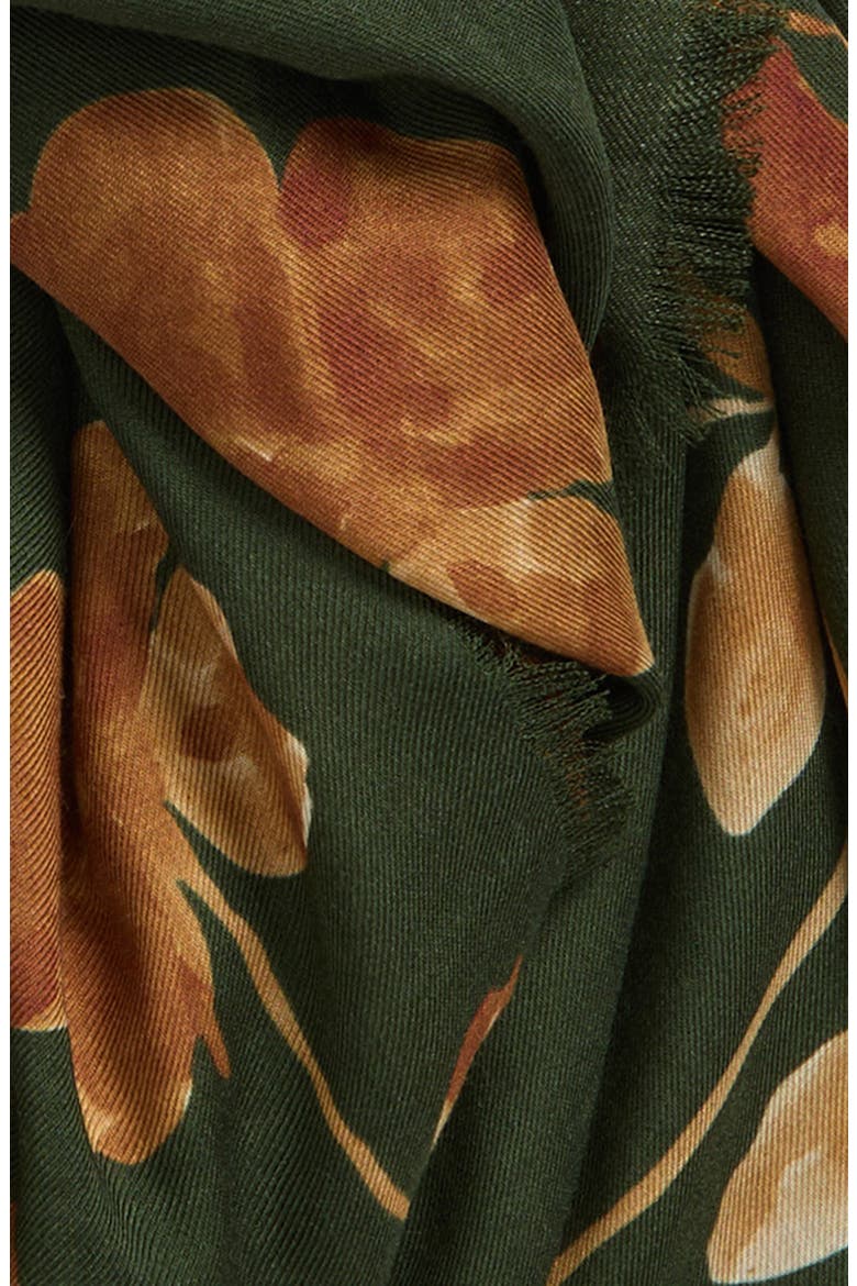 Cashmere & Silk Shawl, Alternate, color, FOREST MULTI
