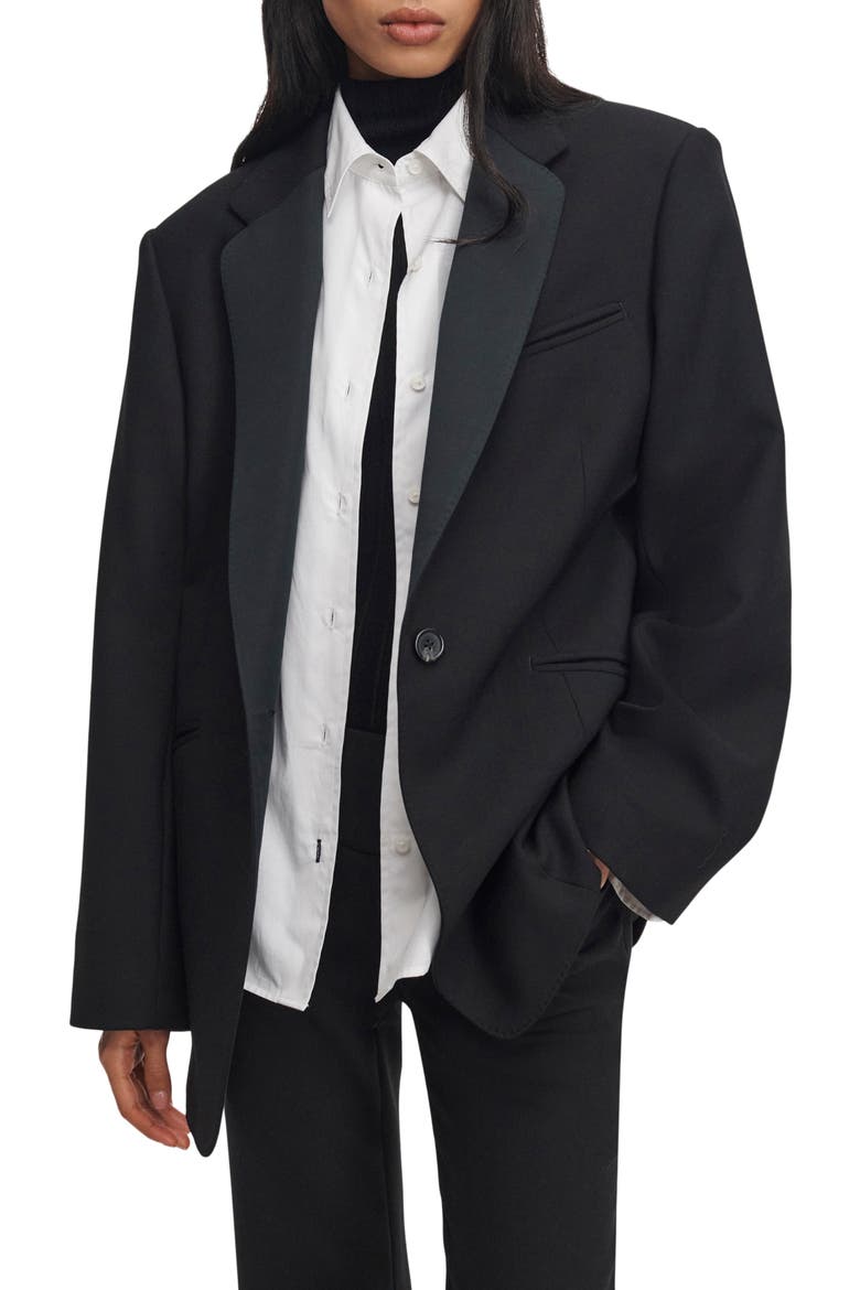 Goldie Blazer, Main, color, BLACK