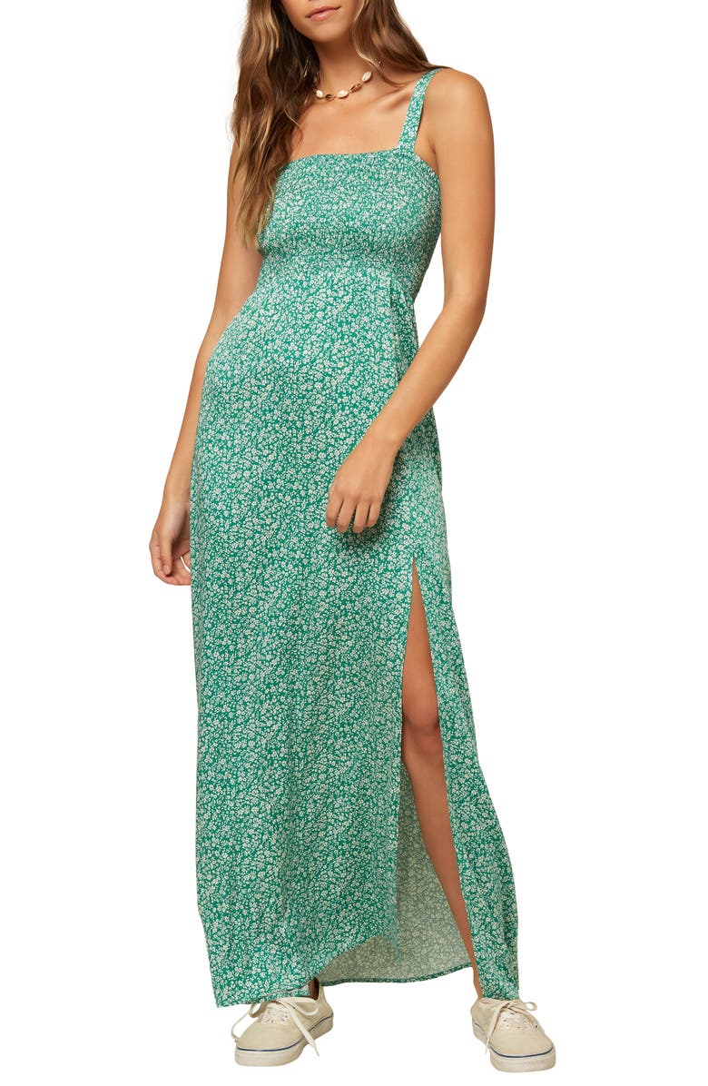 O'Neill Ariela Floral Print Maxi Sundress, Main, color,