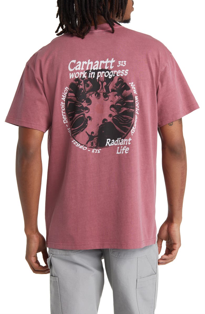 Carhartt Work In Progress Radiant Logo Graphic T-Shirt, Alternate, color, 