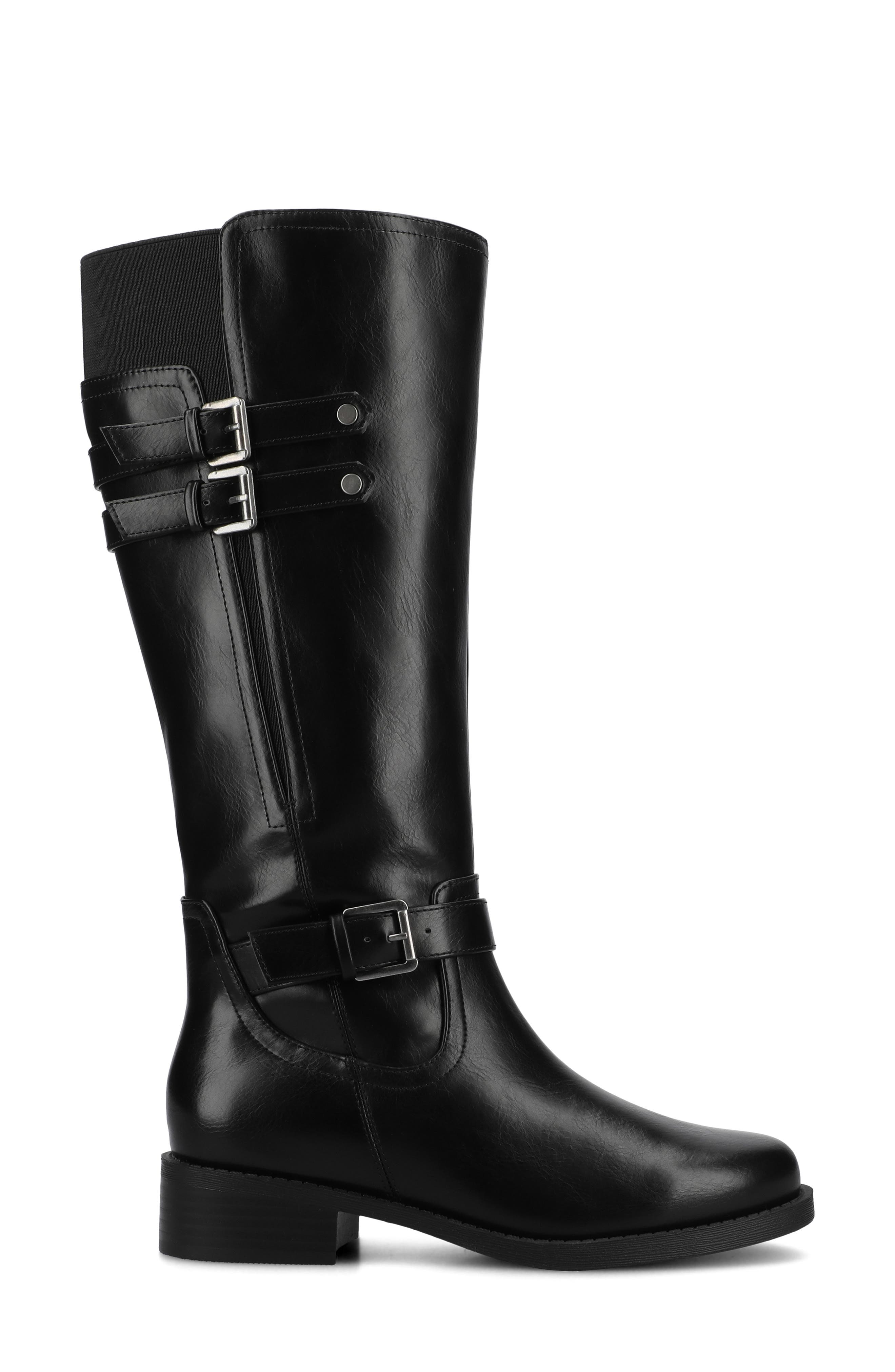 Journee Collection Sonny Knee High Boot, Alternate, color, Black
