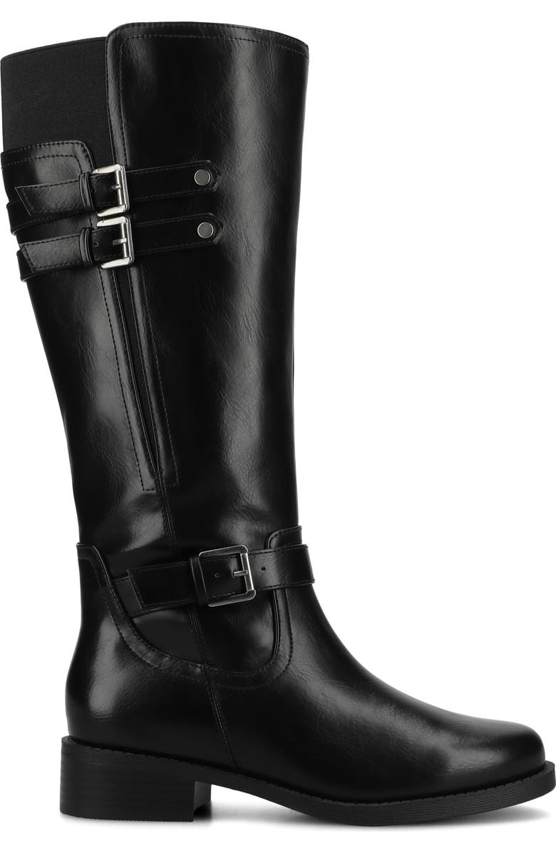 Journee Collection Sonny Knee High Boot, Alternate, color, Black