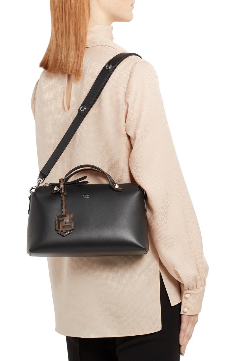 Fendi Medium By the Way Leather Shoulder Bag, Alternate, color,