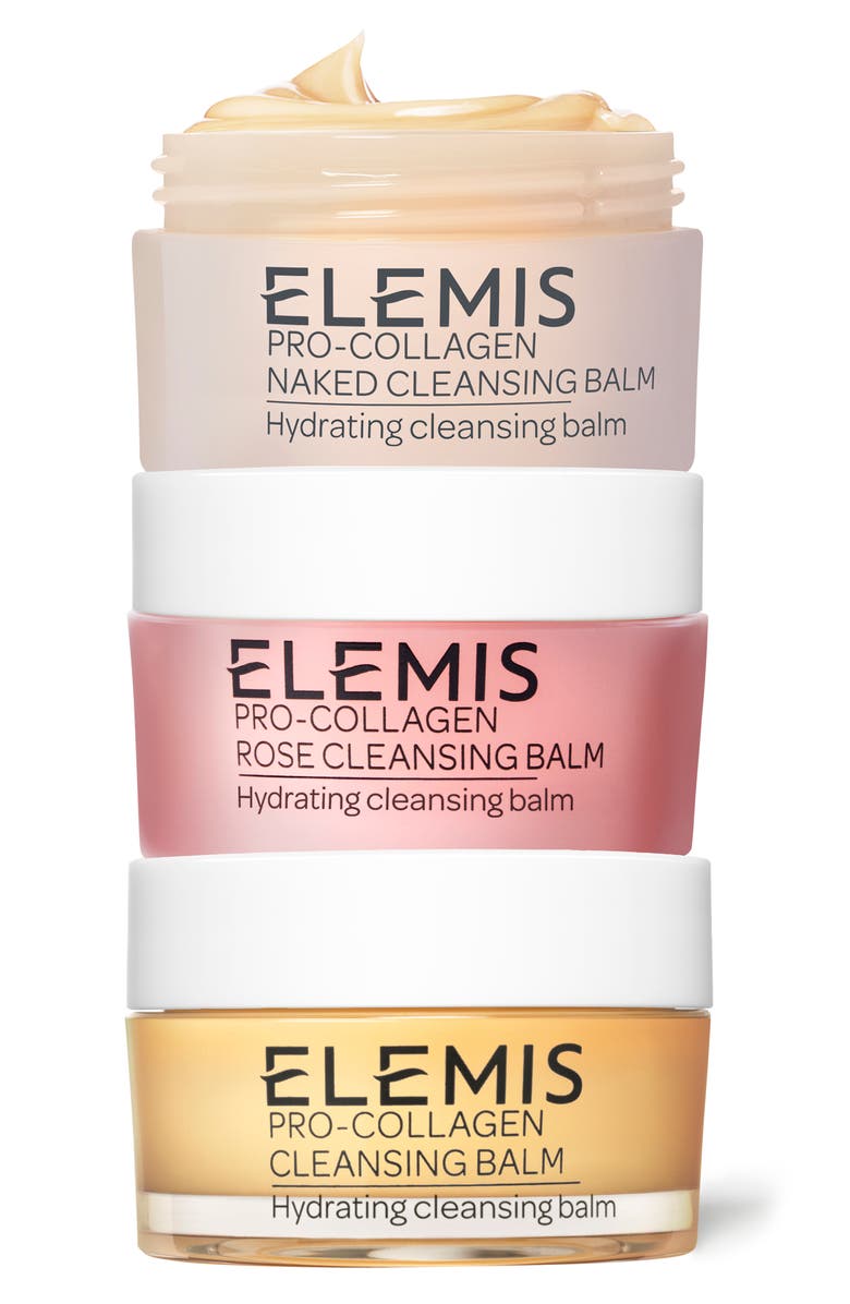 Elemis Pro-Collagen Cleansing Balm Discovery Trio, Main, color,