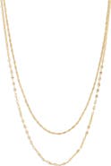 Argento Vivo Sterling Silver Mariner & Singapore Mixed Chain Layered Necklace