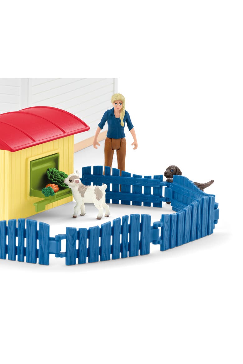 Farm World Pet Hotel, 54 Piece Animal Playset, Ages 3+, Alternate, color, Multicolored