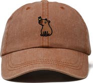 Dalix Capybara Embroidered Everyday Hat