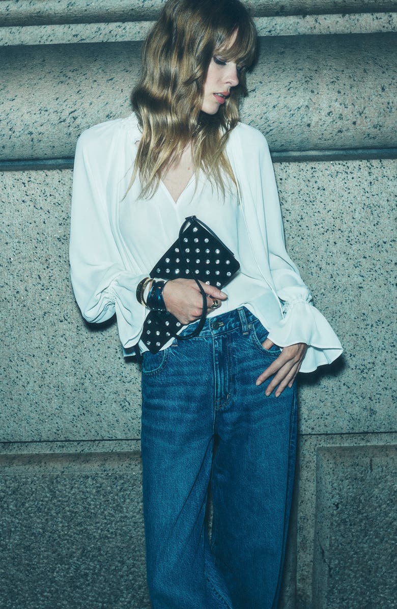 Madewell The Mini Sculptural Buckle Shoulder Bag, Alternate, color,