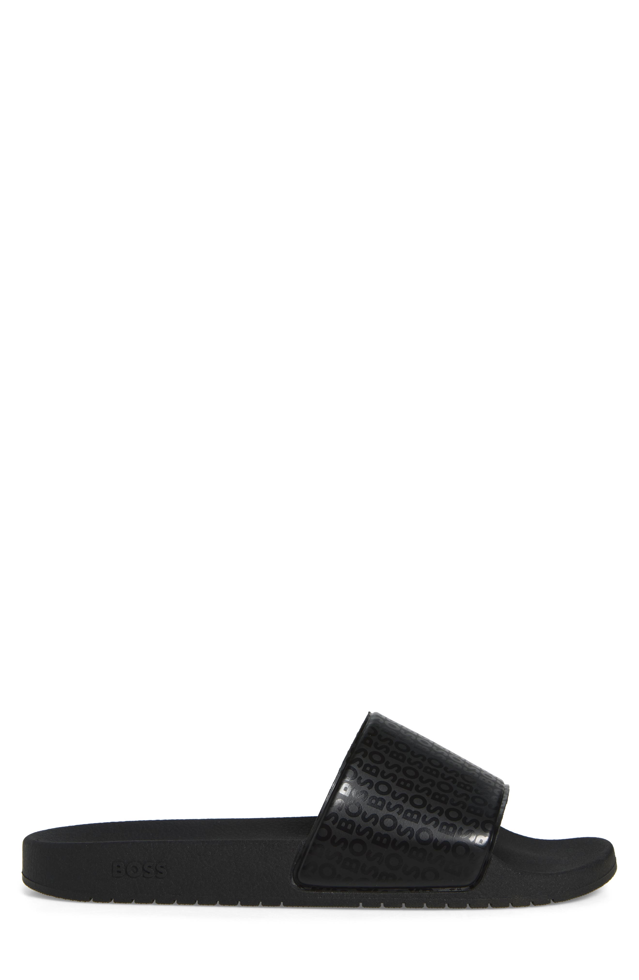 Aryeh Slide Sandal, Alternate, color, BLACK