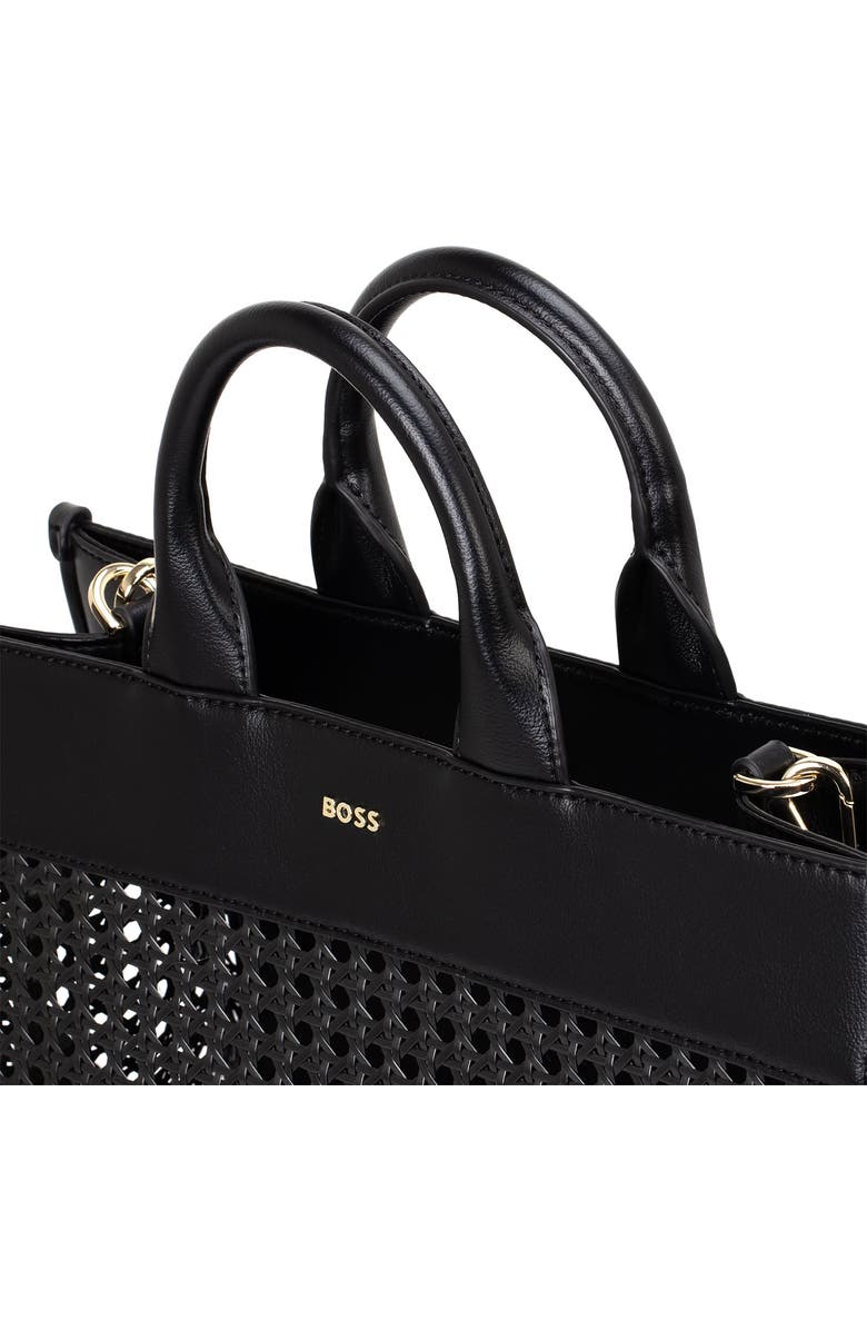 BOSS Sandy Woven Tote, Alternate, color, Black