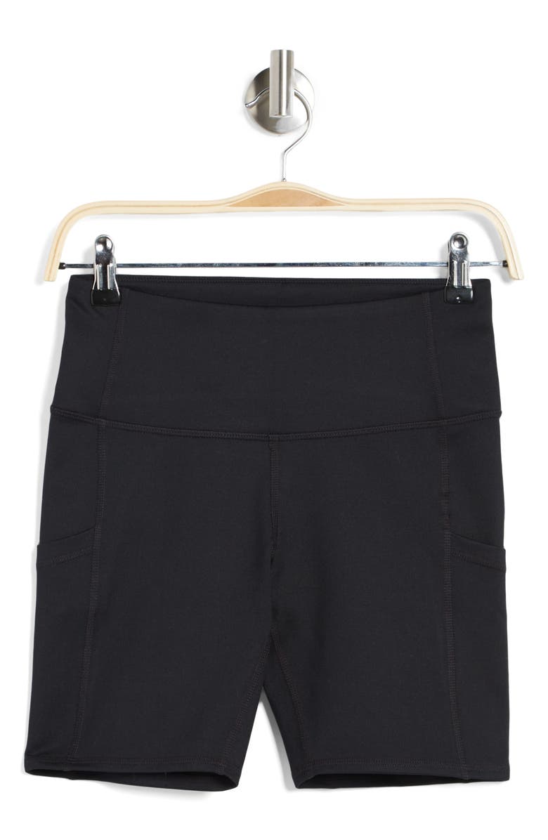 Z by Zella High Waist Moisture Wicking Daily Biker Shorts, Alternate, color,