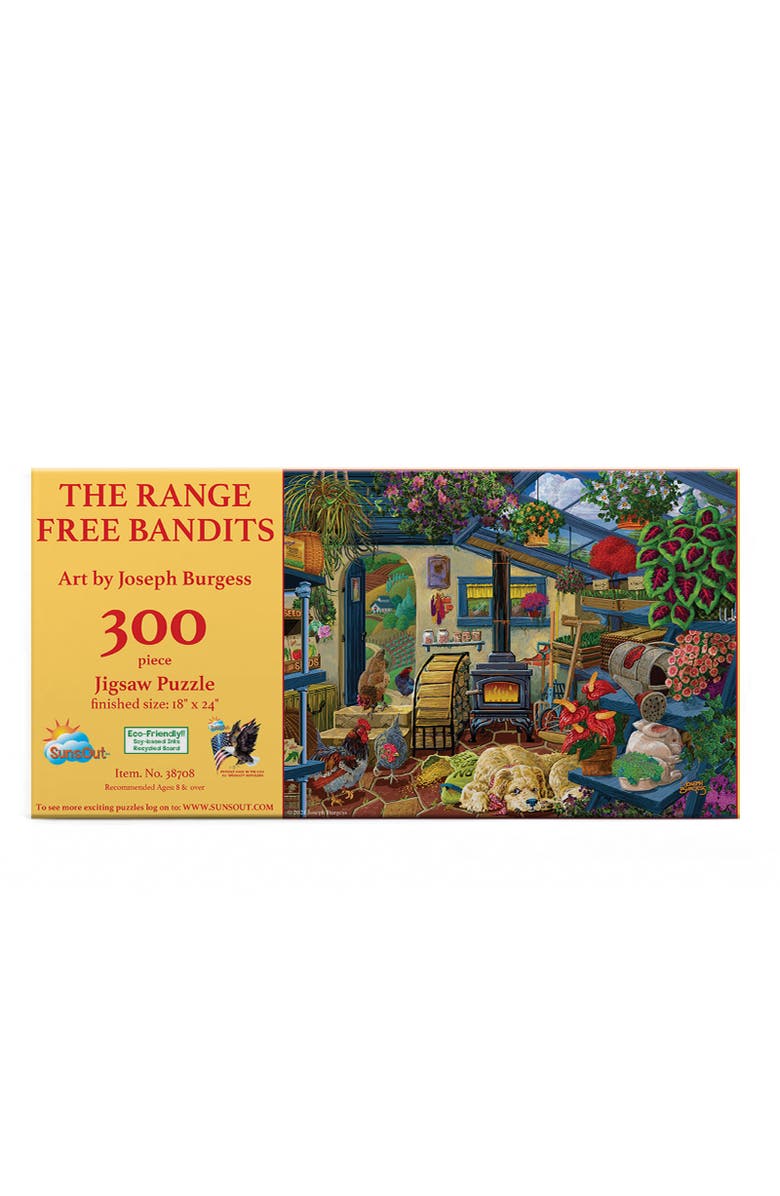 Sunsout The Range Free Bandits 300 piece Jigsaw Puzzle for Adults, Alternate, color, Multicolor