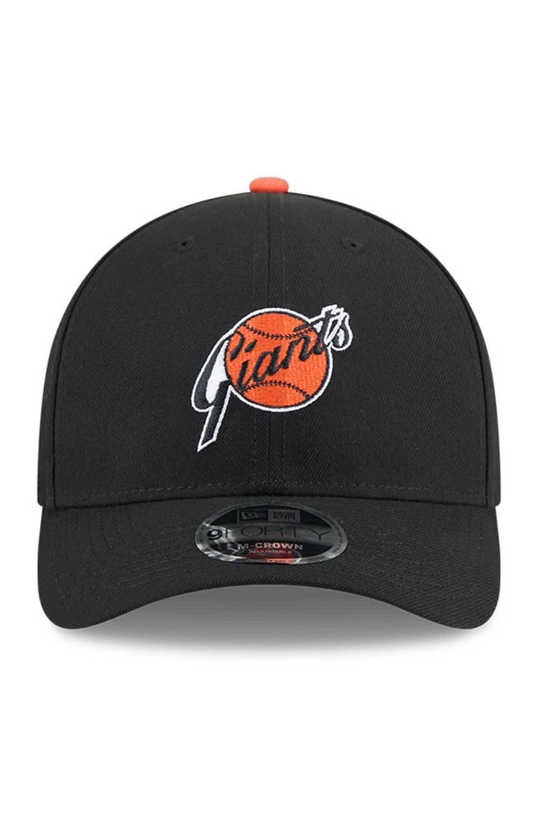 New Era Men's New Era Black San Francisco Giants Baseball Hall of Fame 9FORTY M-Crown Adjustable Hat, Alternate, color,
