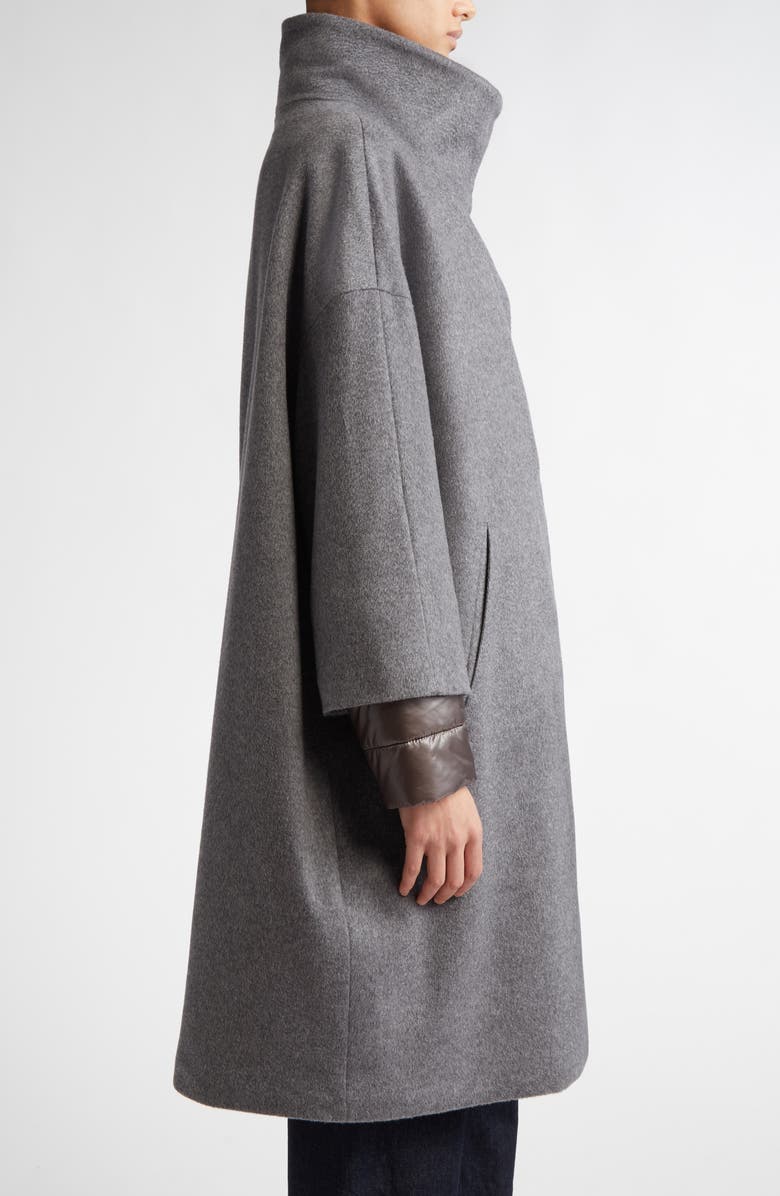 Herno Cashmere Coat with Removable Puffer Jacket, Alternate, color,
